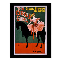 The Circus Girl 1897 postcards