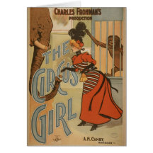 The Circus Girl, 'A.H.Canby' Vintage Theater Cards