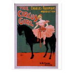 The Circus Girl Vintage Theater Postcards