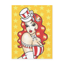 the circus lady postcards