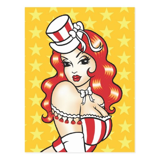 the circus lady postcards