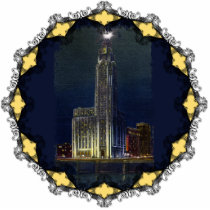 The Citadel At Night Ornament Cut Out