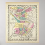 The Cities Of Pittsburgh Allegheny Cincinnati posters