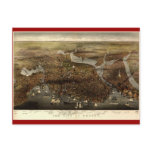 The City of Boston, 1873 Postcard