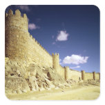 The city walls square stickers