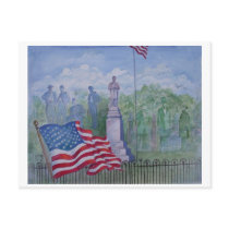 The Civil War Monument in Wilton, Iowa Postcard