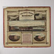 The Civil War Rebel Prisons of Richmond Virginia Print