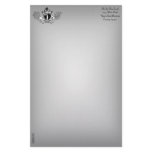 The Claddagh (Black) Personalized Stationery