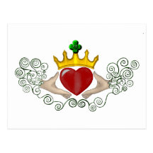 The Claddagh (Full Colour) Post Card