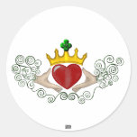 The Claddagh (Full Colour) Stickers