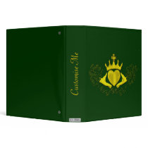 The Claddagh (Gold) 3 Ring Binders
