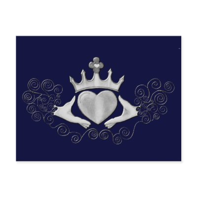 The Claddagh (Silver) Postcard