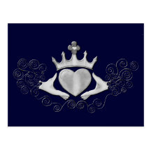 The Claddagh (Silver) Postcard