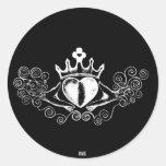 The Claddagh (White) Sticker