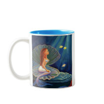The Clamshell Mermaid - Mug By Susan Rodio Art
