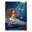 The Clamshell Mermaid Print