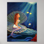 The Clamshell Mermaid Print
