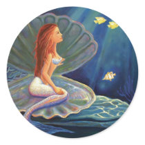 The Clamshell Mermaid - Sticker