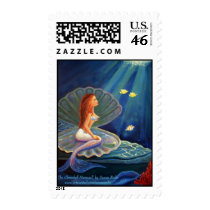 The Clamshell Mermaid - US Stamps
