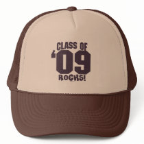 The Class of 2009 Rocks Grad Gear Mesh Hat