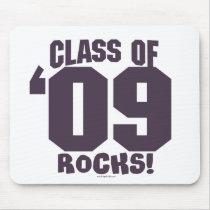 The Class of 2009 Rocks Grad Gear Mouse Mat