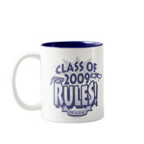 The Class of 2009 Rocks Grad Gear mugs