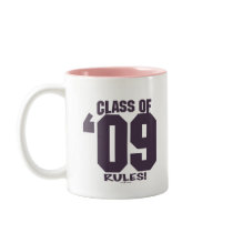 The Class of 2009 Rocks Grad Gear mugs