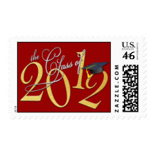 The Class of 2012 Graduation Postage zazzle_stamp
