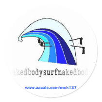 The Classic sticker from BSN Bodysurfing Apparel by mck137 The Classic sticker from BSN Bodysurfing Apparel