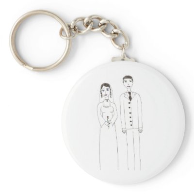 The Classic wedding Key Chain