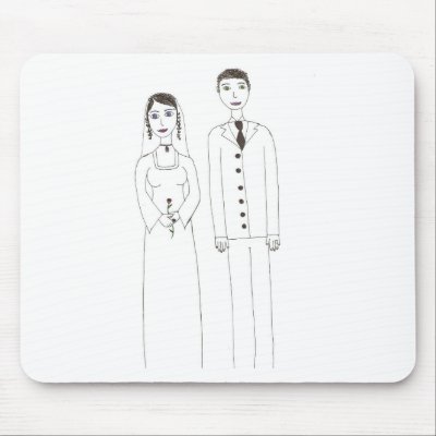 The Classic wedding Mousepads