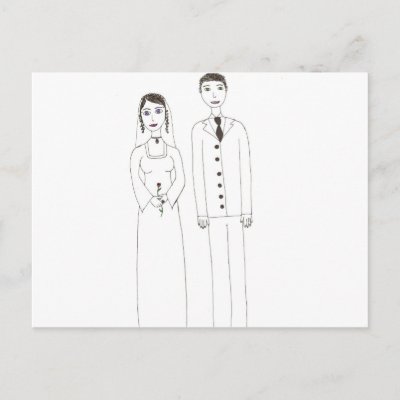 The Classic wedding Post Cards