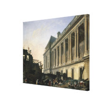 The Clearing of the Louvre colonnade, 1764 Stretched Canvas Prints