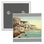 The Cliffs, Dover, England classic Photochrom Button