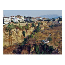 The Cliffs of Ronda, Spain Postcard