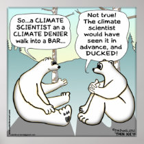 The Climate scientist Poster