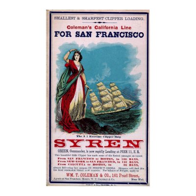 The Clipper Ship - Syren Posters by gwester