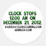 The Clock stops Stickers