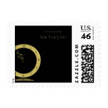 The Clock Strikes Midnight New Years Eve Stamp
