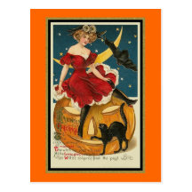 The Clock Striking Midnight Postcard