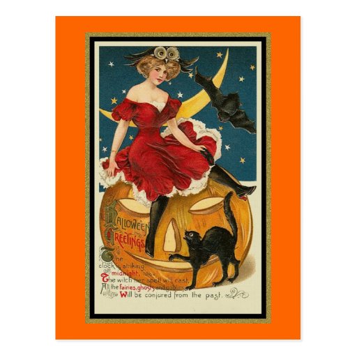 The Clock Striking Midnight Postcard