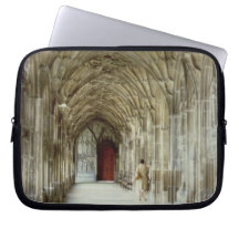 The Cloisters of Gloucester Cathedral, 12th centur Laptop Sleeves