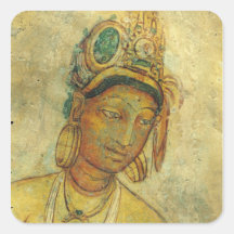 The Cloud Damsels Square Sticker