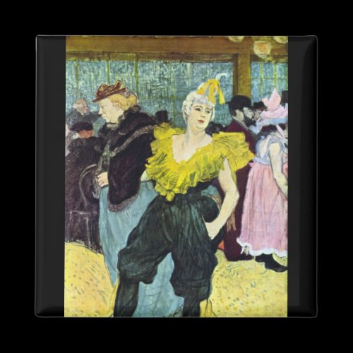 The clowness by Toulouse-Lautrec Refrigerator Magnet
