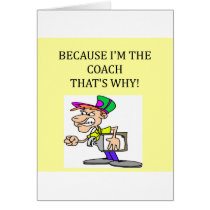 the coach is in charge cards by jimbuf the coach is in charge cards