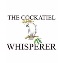 The Cockatiel Whisperer t-shirts