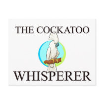 The Cockatoo Whisperer postcards by AnimalShirts The Cockatoo Whisperer postcards