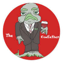 The Codfather Custom Sticker by zooogle The Codfather Custom Sticker