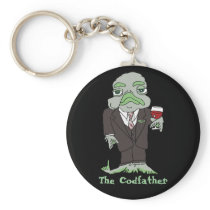 The Codfather Digital Photo Cute Keychains