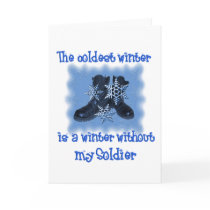 The Coldest Winter is a Winter Without My Soldier cards by silentranksshop The Coldest Winter is a Winter Without My Soldier cards